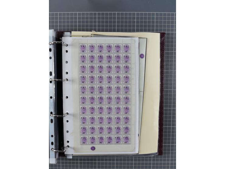 1900, Victoria Rex Imperator issues, impressive mint never hinged/unused and used collection with over 100 covers, highly spe