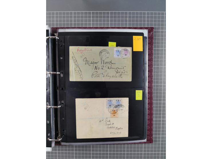 1900, Victoria Rex Imperator issues, impressive mint never hinged/unused and used collection with over 100 covers, highly spe