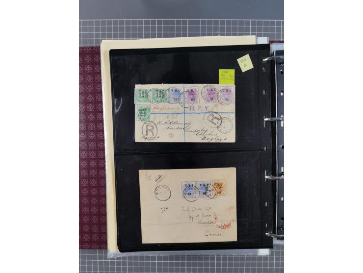 1900, Victoria Rex Imperator issues, impressive mint never hinged/unused and used collection with over 100 covers, highly spe