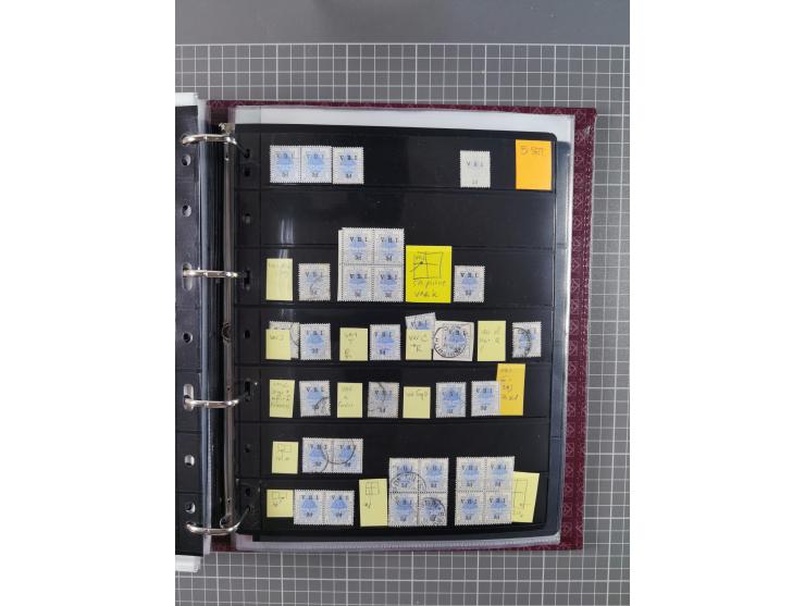 1900, Victoria Rex Imperator issues, impressive mint never hinged/unused and used collection with over 100 covers, highly spe