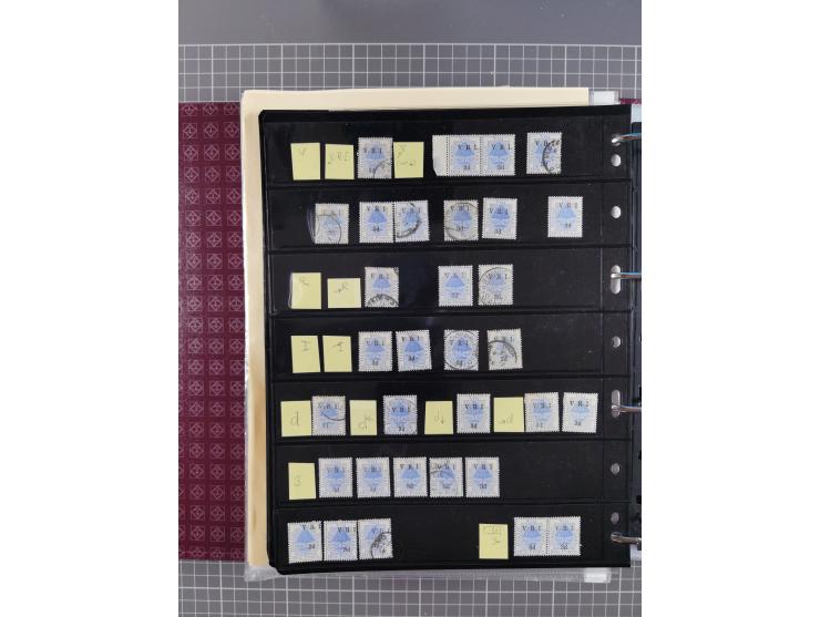 1900, Victoria Rex Imperator issues, impressive mint never hinged/unused and used collection with over 100 covers, highly spe