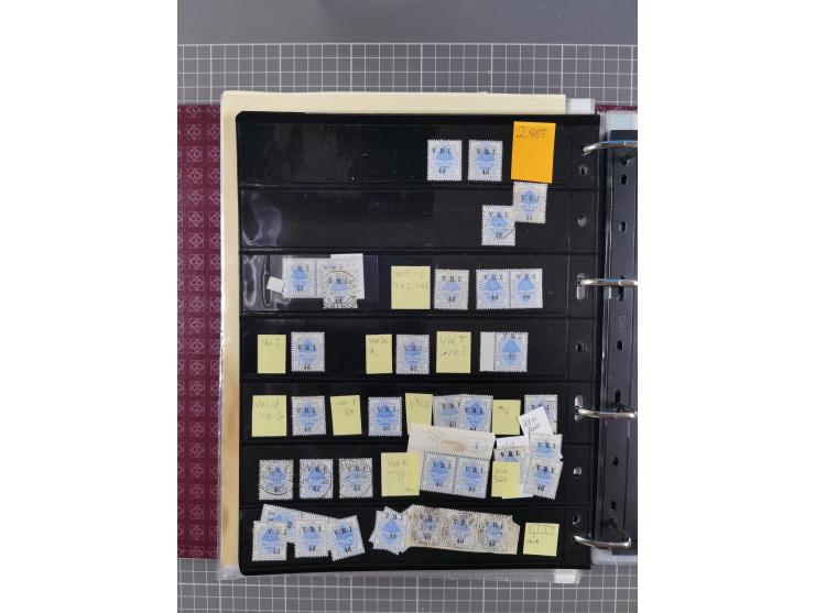 1900, Victoria Rex Imperator issues, impressive mint never hinged/unused and used collection with over 100 covers, highly spe