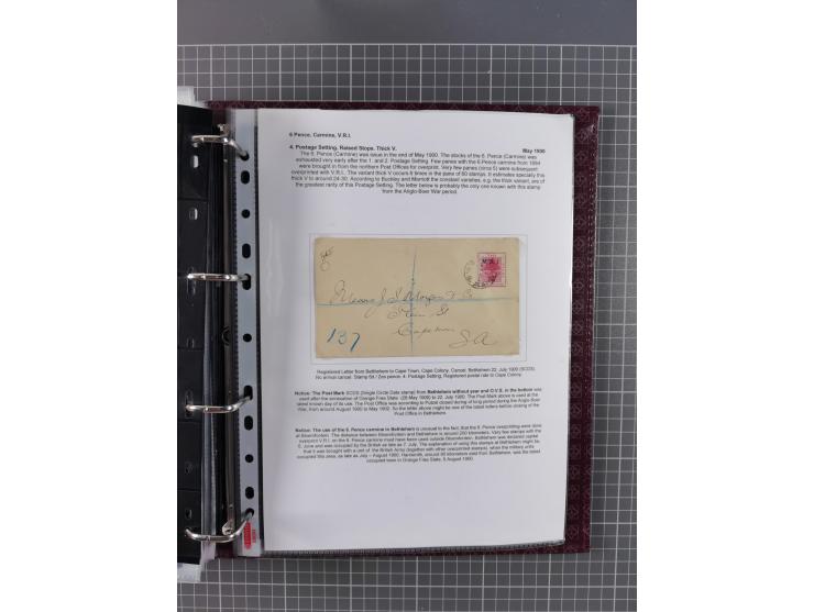 1900, Victoria Rex Imperator issues, impressive mint never hinged/unused and used collection with over 100 covers, highly spe