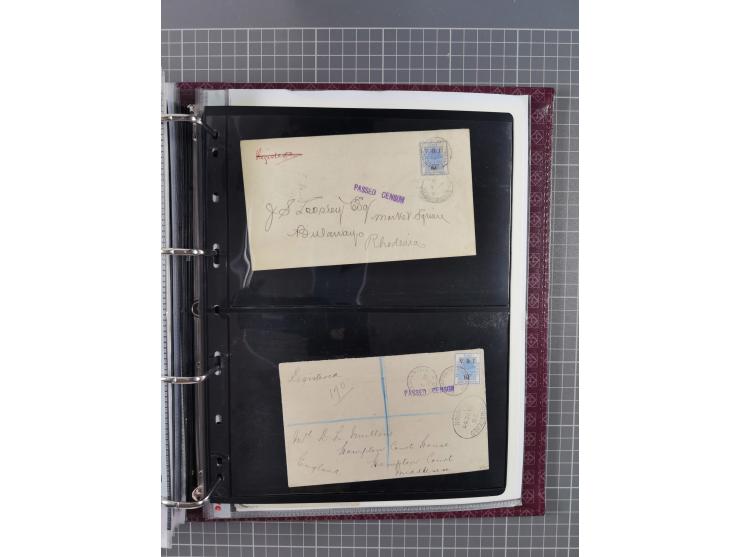 1900, Victoria Rex Imperator issues, impressive mint never hinged/unused and used collection with over 100 covers, highly spe