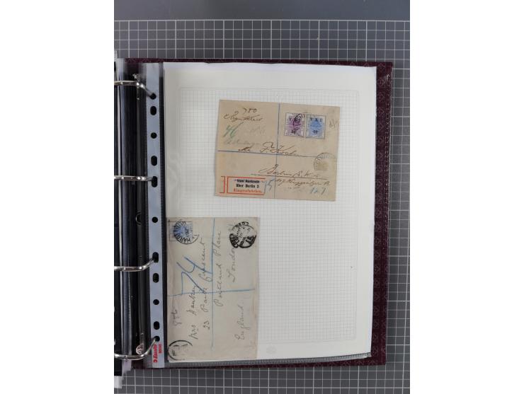 1900, Victoria Rex Imperator issues, impressive mint never hinged/unused and used collection with over 100 covers, highly spe