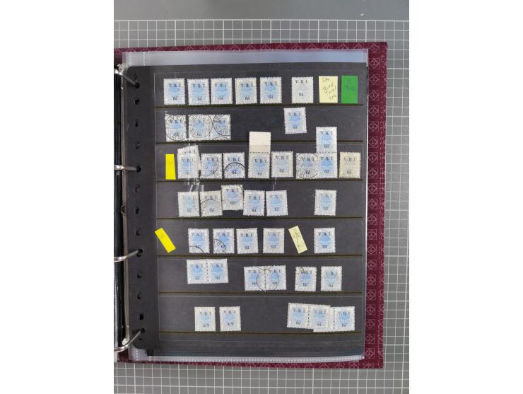 1900, Victoria Rex Imperator issues, impressive mint never hinged/unused and used collection with over 100 covers, highly spe