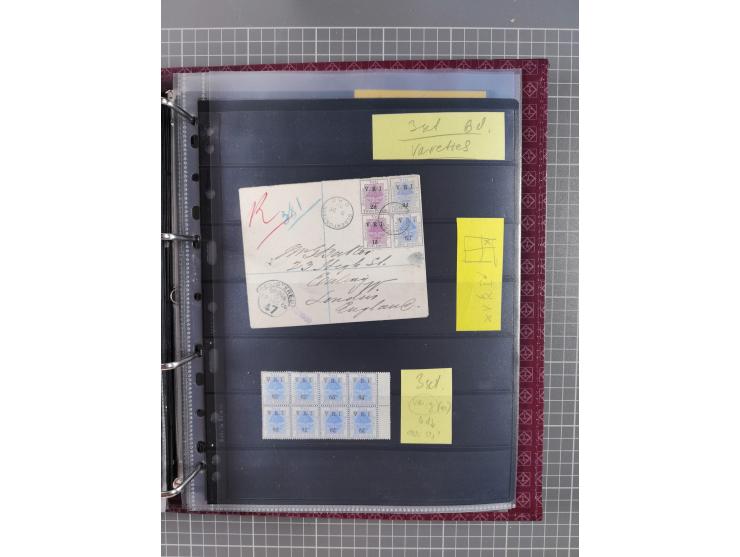 1900, Victoria Rex Imperator issues, impressive mint never hinged/unused and used collection with over 100 covers, highly spe