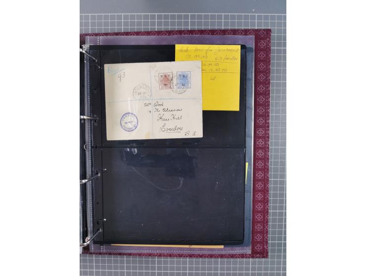 1900, Victoria Rex Imperator issues, impressive mint never hinged/unused and used collection with over 100 covers, highly spe