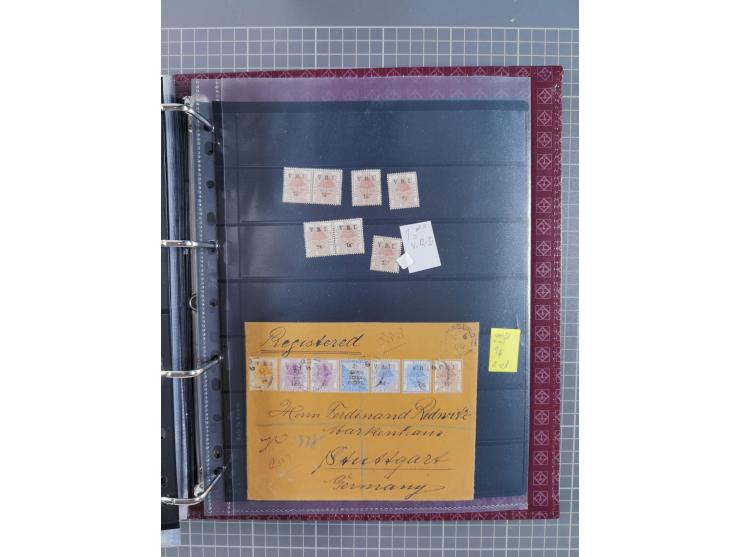 1900, Victoria Rex Imperator issues, impressive mint never hinged/unused and used collection with over 100 covers, highly spe