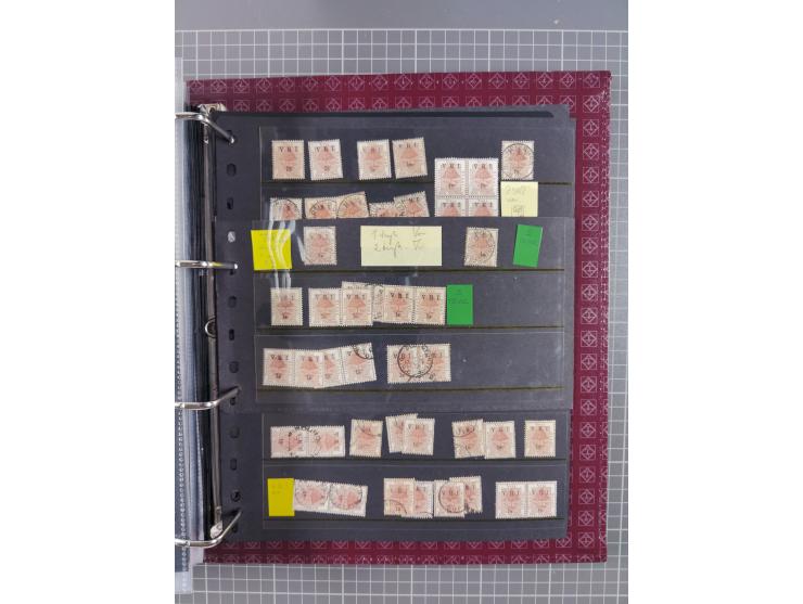 1900, Victoria Rex Imperator issues, impressive mint never hinged/unused and used collection with over 100 covers, highly spe