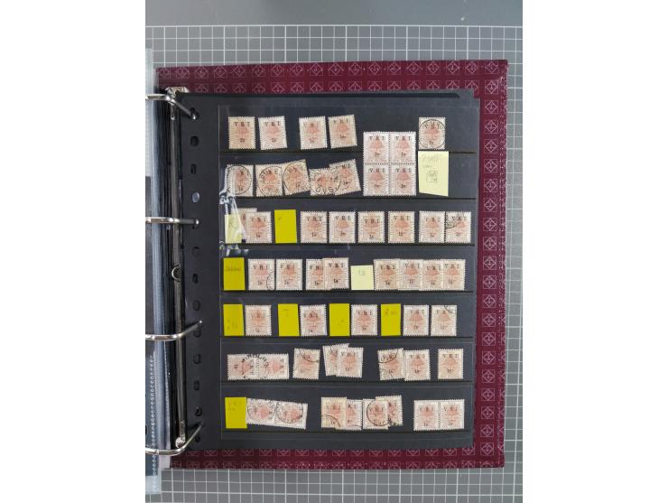 1900, Victoria Rex Imperator issues, impressive mint never hinged/unused and used collection with over 100 covers, highly spe