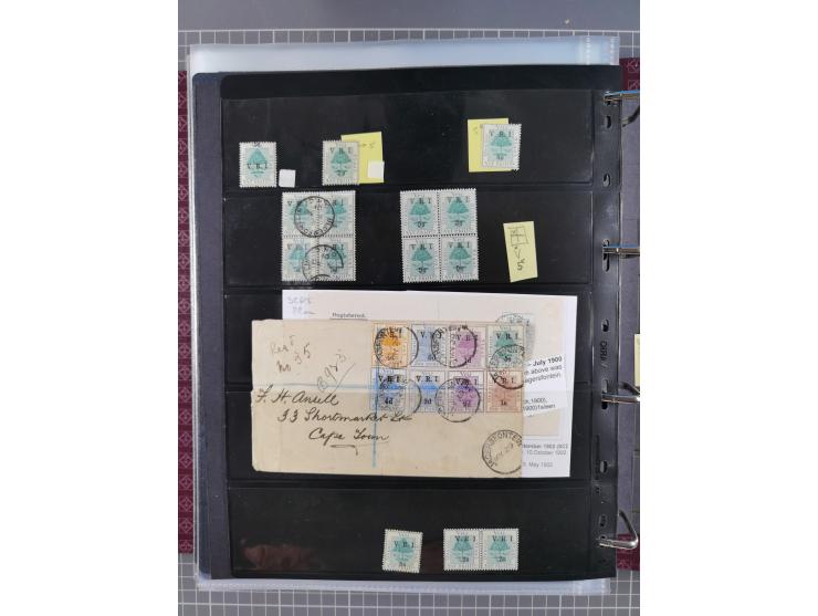 1900, Victoria Rex Imperator issues, impressive mint never hinged/unused and used collection with over 100 covers, highly spe