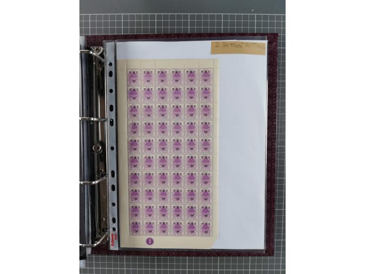 1900, Victoria Rex Imperator issues, impressive mint never hinged/unused and used collection with over 100 covers, highly spe