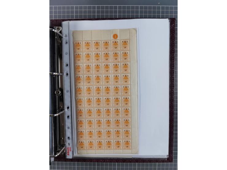 1900, Victoria Rex Imperator issues, impressive mint never hinged/unused and used collection with over 100 covers, highly spe