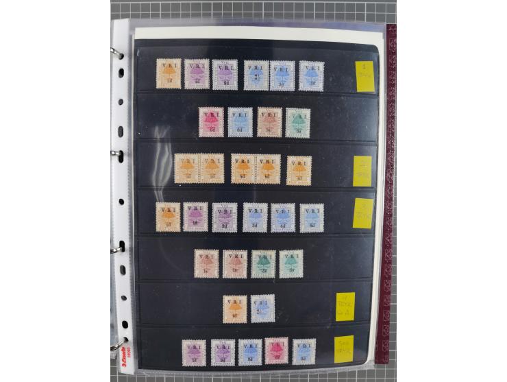 1900, Victoria Rex Imperator issues, impressive mint never hinged/unused and used collection with over 100 covers, highly spe