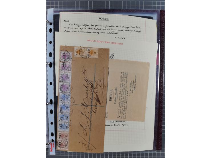 1900, Victoria Rex Imperator issues, impressive mint never hinged/unused and used collection with over 100 covers, highly spe