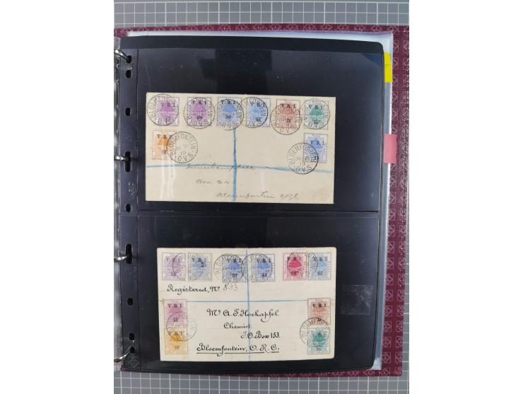 1900, Victoria Rex Imperator issues, impressive mint never hinged/unused and used collection with over 100 covers, highly spe