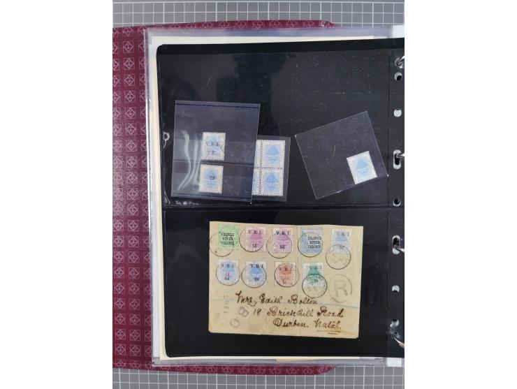 1900, Victoria Rex Imperator issues, impressive mint never hinged/unused and used collection with over 100 covers, highly spe