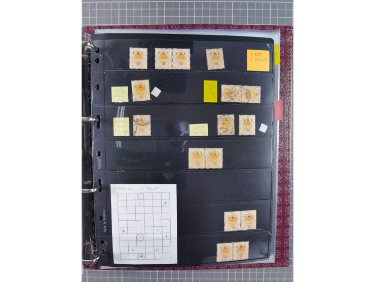 1900, Victoria Rex Imperator issues, impressive mint never hinged/unused and used collection with over 100 covers, highly spe