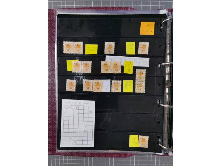 1900, Victoria Rex Imperator issues, impressive mint never hinged/unused and used collection with over 100 covers, highly spe