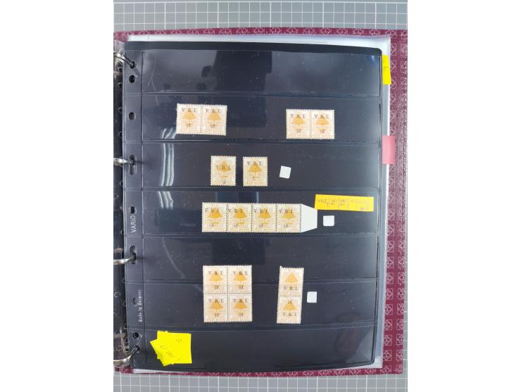 1900, Victoria Rex Imperator issues, impressive mint never hinged/unused and used collection with over 100 covers, highly spe