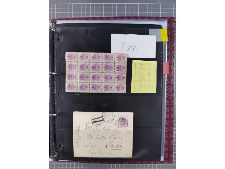 1900, Victoria Rex Imperator issues, impressive mint never hinged/unused and used collection with over 100 covers, highly spe