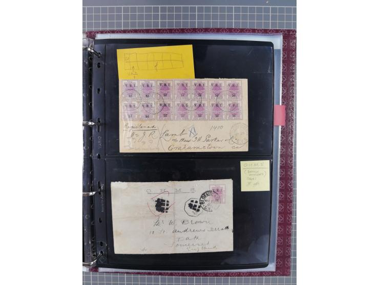 1900, Victoria Rex Imperator issues, impressive mint never hinged/unused and used collection with over 100 covers, highly spe