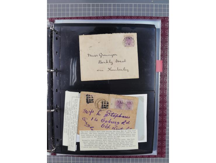 1900, Victoria Rex Imperator issues, impressive mint never hinged/unused and used collection with over 100 covers, highly spe