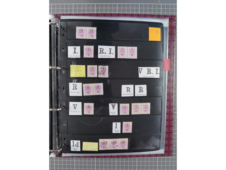 1900, Victoria Rex Imperator issues, impressive mint never hinged/unused and used collection with over 100 covers, highly spe