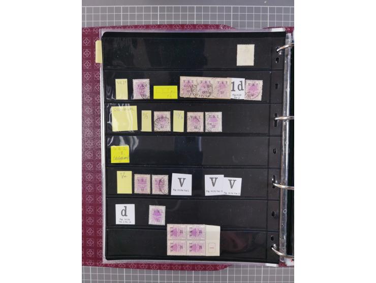 1900, Victoria Rex Imperator issues, impressive mint never hinged/unused and used collection with over 100 covers, highly spe