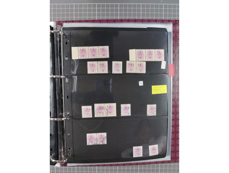 1900, Victoria Rex Imperator issues, impressive mint never hinged/unused and used collection with over 100 covers, highly spe