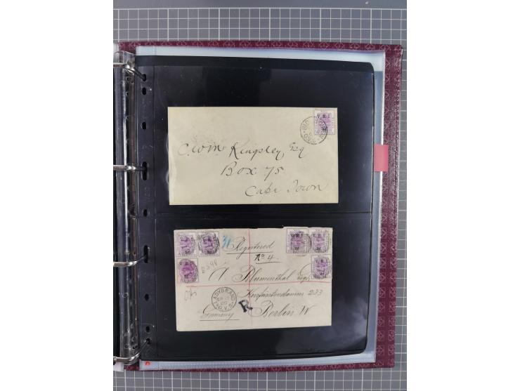 1900, Victoria Rex Imperator issues, impressive mint never hinged/unused and used collection with over 100 covers, highly spe