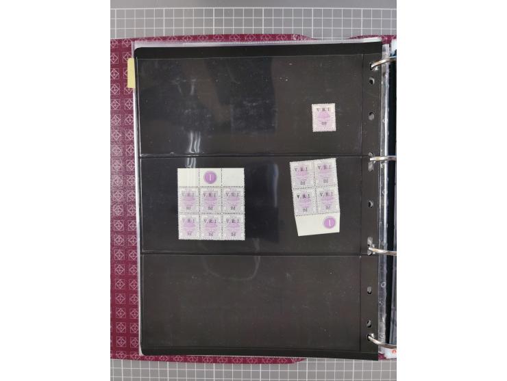 1900, Victoria Rex Imperator issues, impressive mint never hinged/unused and used collection with over 100 covers, highly spe