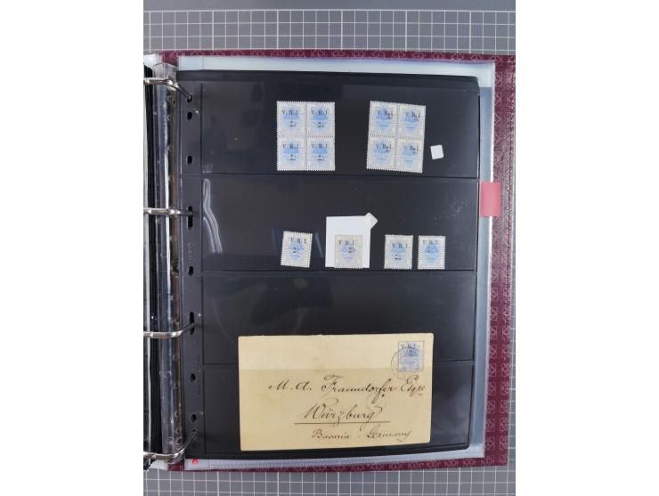 1900, Victoria Rex Imperator issues, impressive mint never hinged/unused and used collection with over 100 covers, highly spe