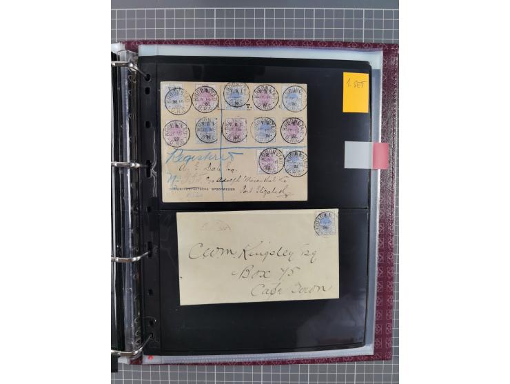 1900, Victoria Rex Imperator issues, impressive mint never hinged/unused and used collection with over 100 covers, highly spe