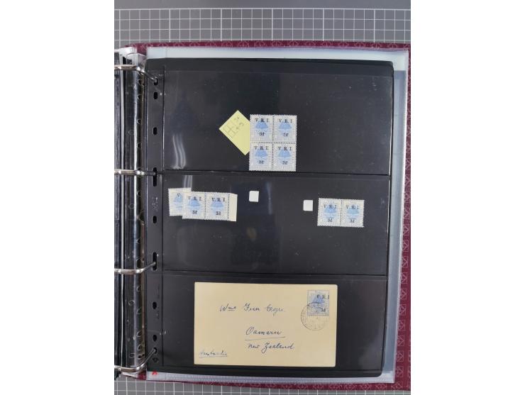 1900, Victoria Rex Imperator issues, impressive mint never hinged/unused and used collection with over 100 covers, highly spe