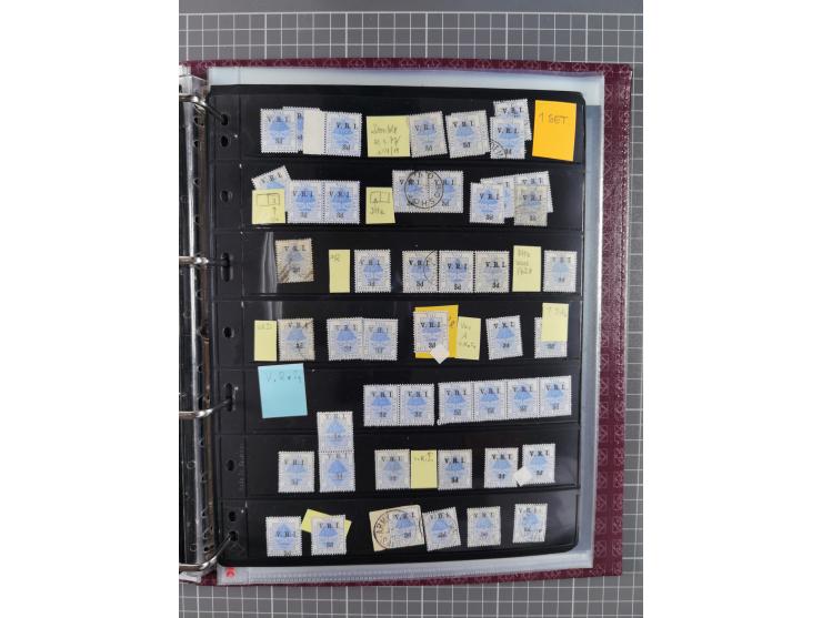 1900, Victoria Rex Imperator issues, impressive mint never hinged/unused and used collection with over 100 covers, highly spe