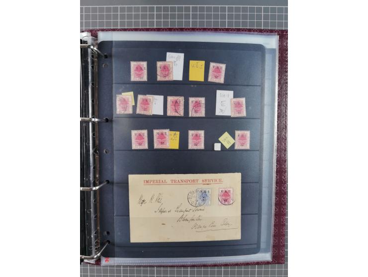 1900, Victoria Rex Imperator issues, impressive mint never hinged/unused and used collection with over 100 covers, highly spe