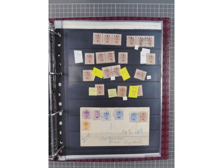 1900, Victoria Rex Imperator issues, impressive mint never hinged/unused and used collection with over 100 covers, highly spe