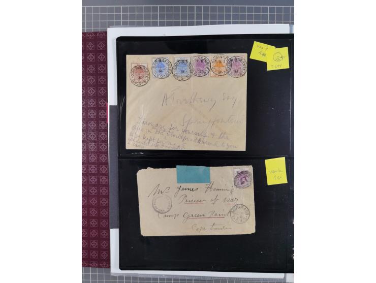 1900, Victoria Rex Imperator issues, impressive mint never hinged/unused and used collection with over 100 covers, highly spe