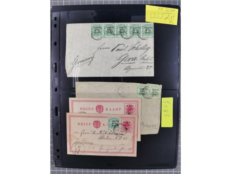 1900/02, First Crown Colony Issues, large mint never hinged/unused and used collection with circa 60 covers, highly specializ