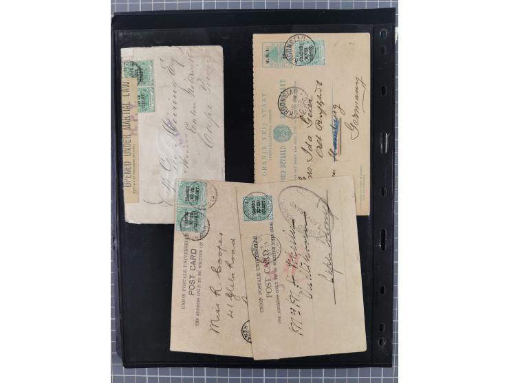 1900/02, First Crown Colony Issues, large mint never hinged/unused and used collection with circa 60 covers, highly specializ