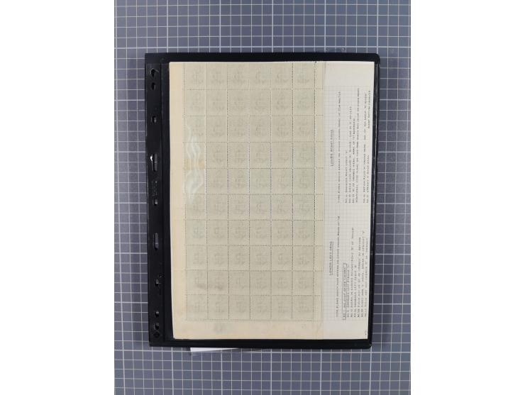 1900/02, First Crown Colony Issues, large mint never hinged/unused and used collection with circa 60 covers, highly specializ