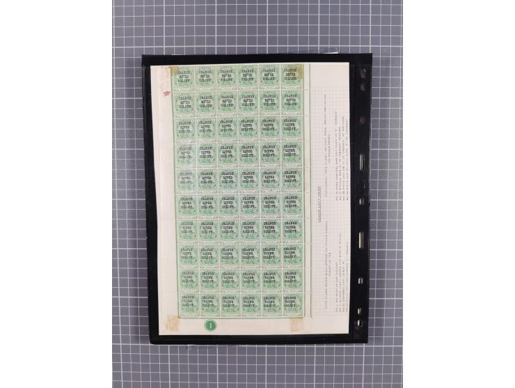 1900/02, First Crown Colony Issues, large mint never hinged/unused and used collection with circa 60 covers, highly specializ