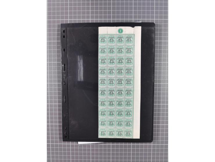 1900/02, First Crown Colony Issues, large mint never hinged/unused and used collection with circa 60 covers, highly specializ