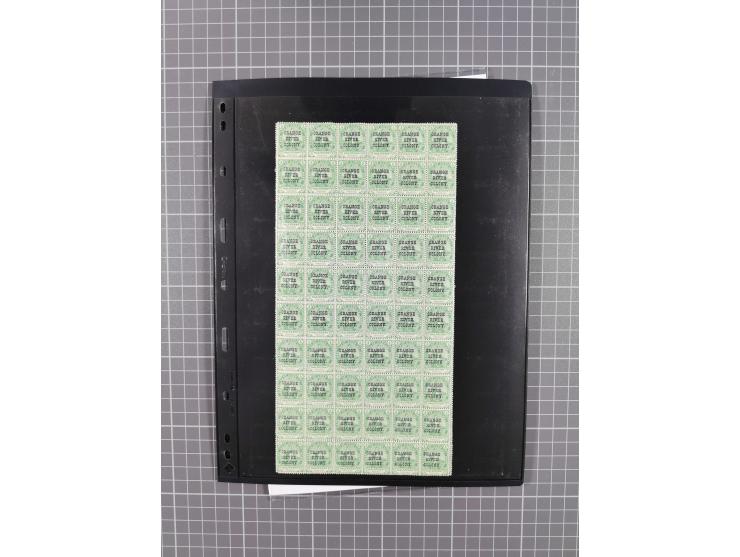 1900/02, First Crown Colony Issues, large mint never hinged/unused and used collection with circa 60 covers, highly specializ