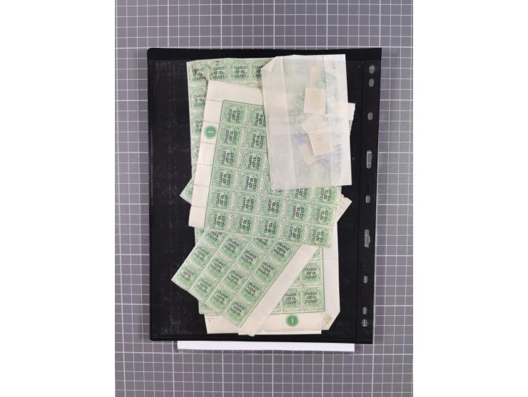 1900/02, First Crown Colony Issues, large mint never hinged/unused and used collection with circa 60 covers, highly specializ