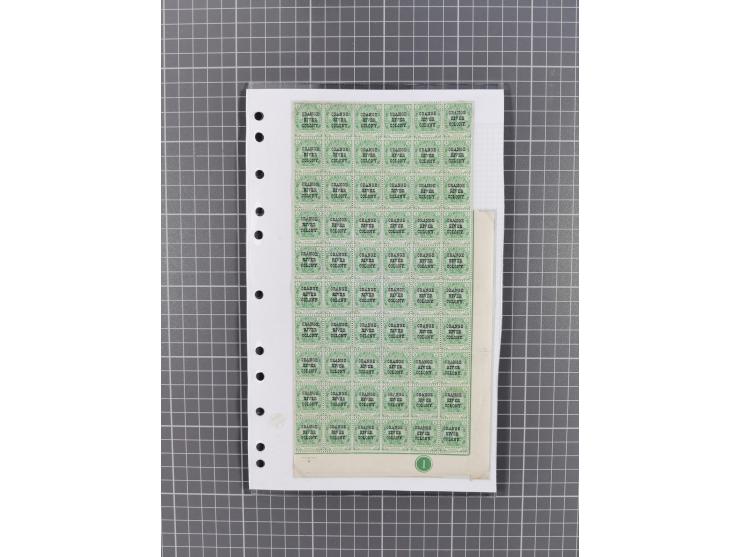 1900/02, First Crown Colony Issues, large mint never hinged/unused and used collection with circa 60 covers, highly specializ