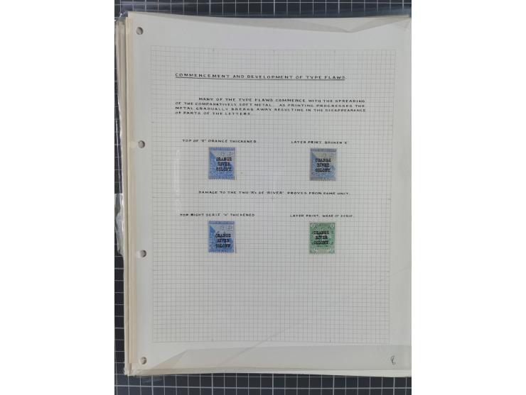 1900/02, First Crown Colony Issues, large mint never hinged/unused and used collection with circa 60 covers, highly specializ