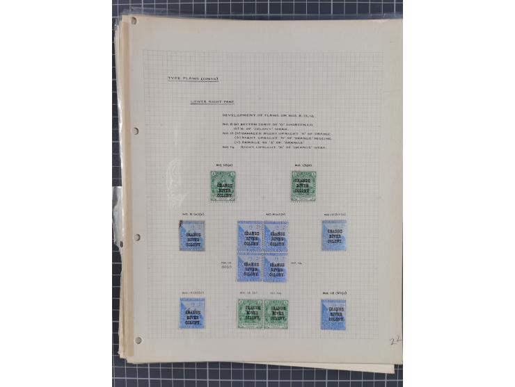 1900/02, First Crown Colony Issues, large mint never hinged/unused and used collection with circa 60 covers, highly specializ